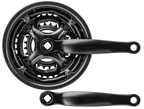 Шатун Вело Стелс 175мм, HDL-S303 24/34/42T, сталь, арт.580237