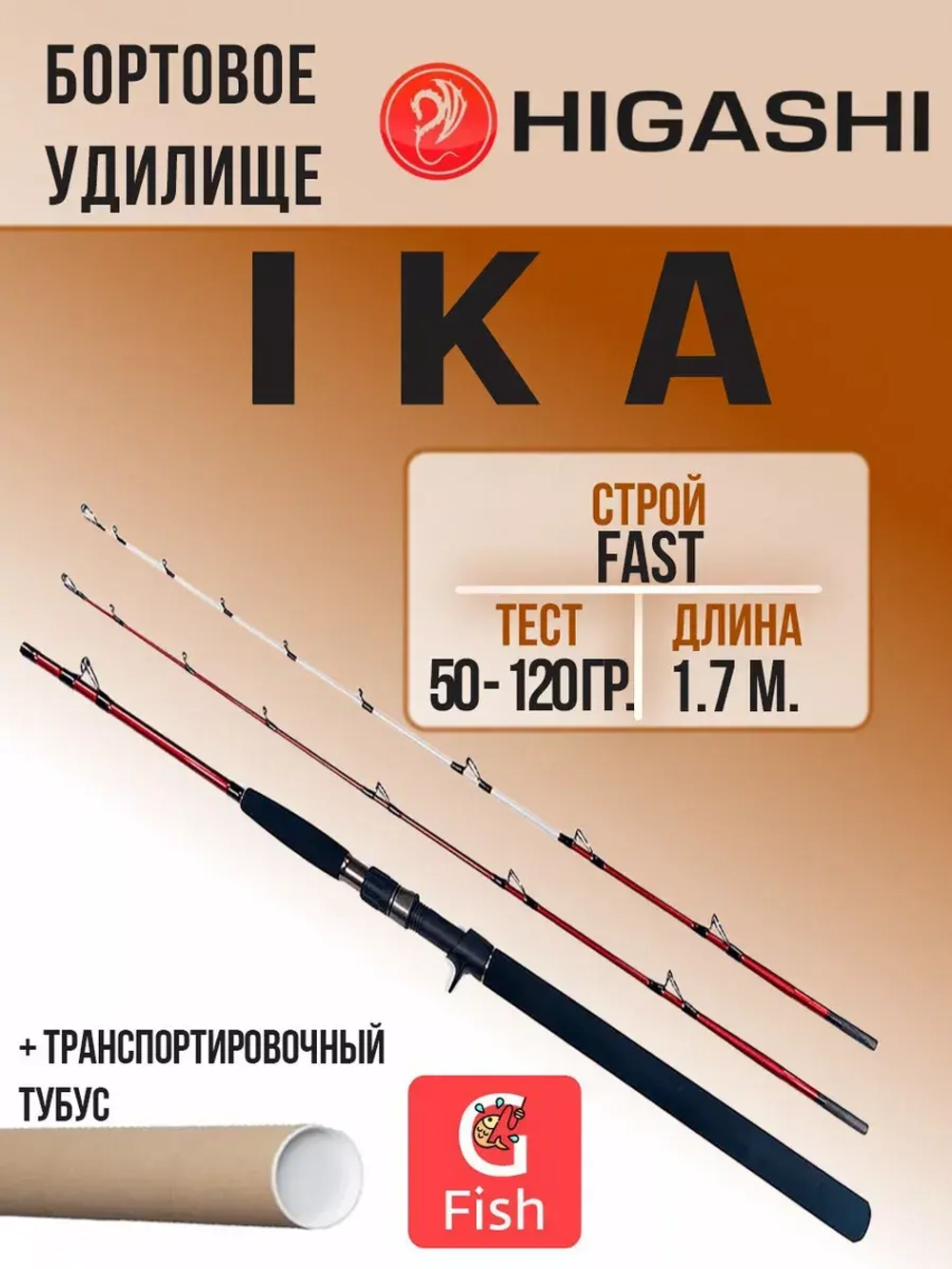 Удилище бортовое Ika 170