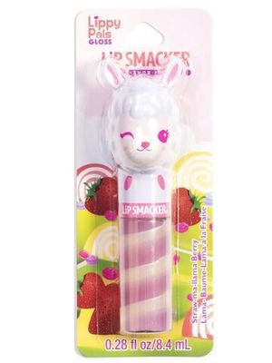 Lip Smacker Блеск для губ Lippy Pals Gloss Straw-ma-llama Berry с ароматом клубника 8.4 г