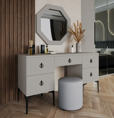 Стелла серый камень (Эра) Стол туалетный