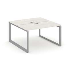 Style Project Рабочая станция двухсторонняя SN-59O.DRS-001 Дуб Наварра/Металл Серый/Серебро Заглушка