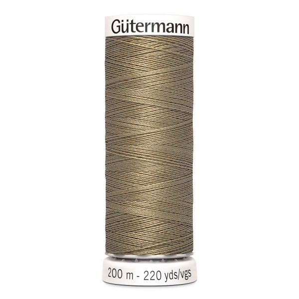 Нитки универсальные Gutermann Sew-all 100 (200 метров), 5 кат. | 208 пастельно-ореховый