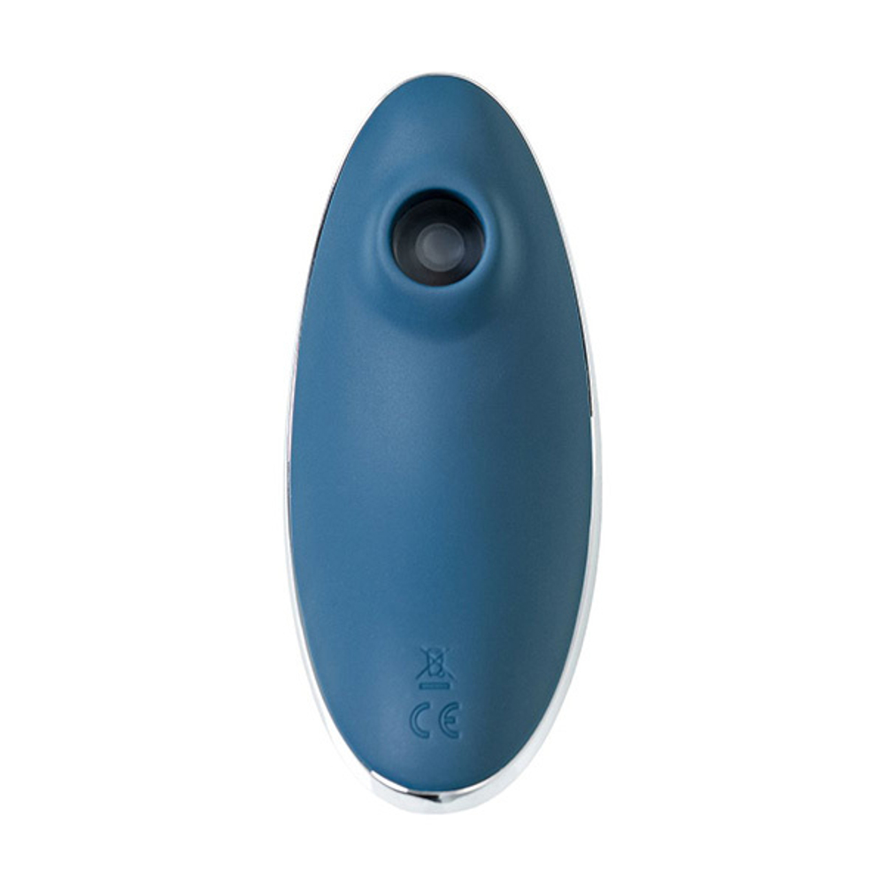 Синий вакуум-волновой вибростимулятор клитора 12см Satisfyer Vulva Lover 1