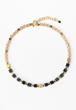 91000290 Колье Роман с камнем