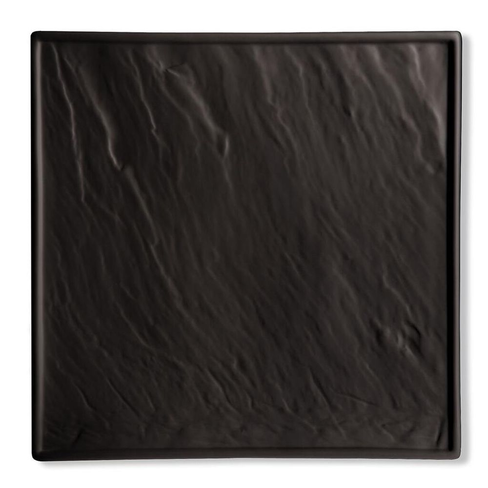 Блюдо квадратное 30*30 см Relief Black фарфор P.L. Proff Cuisine [8]