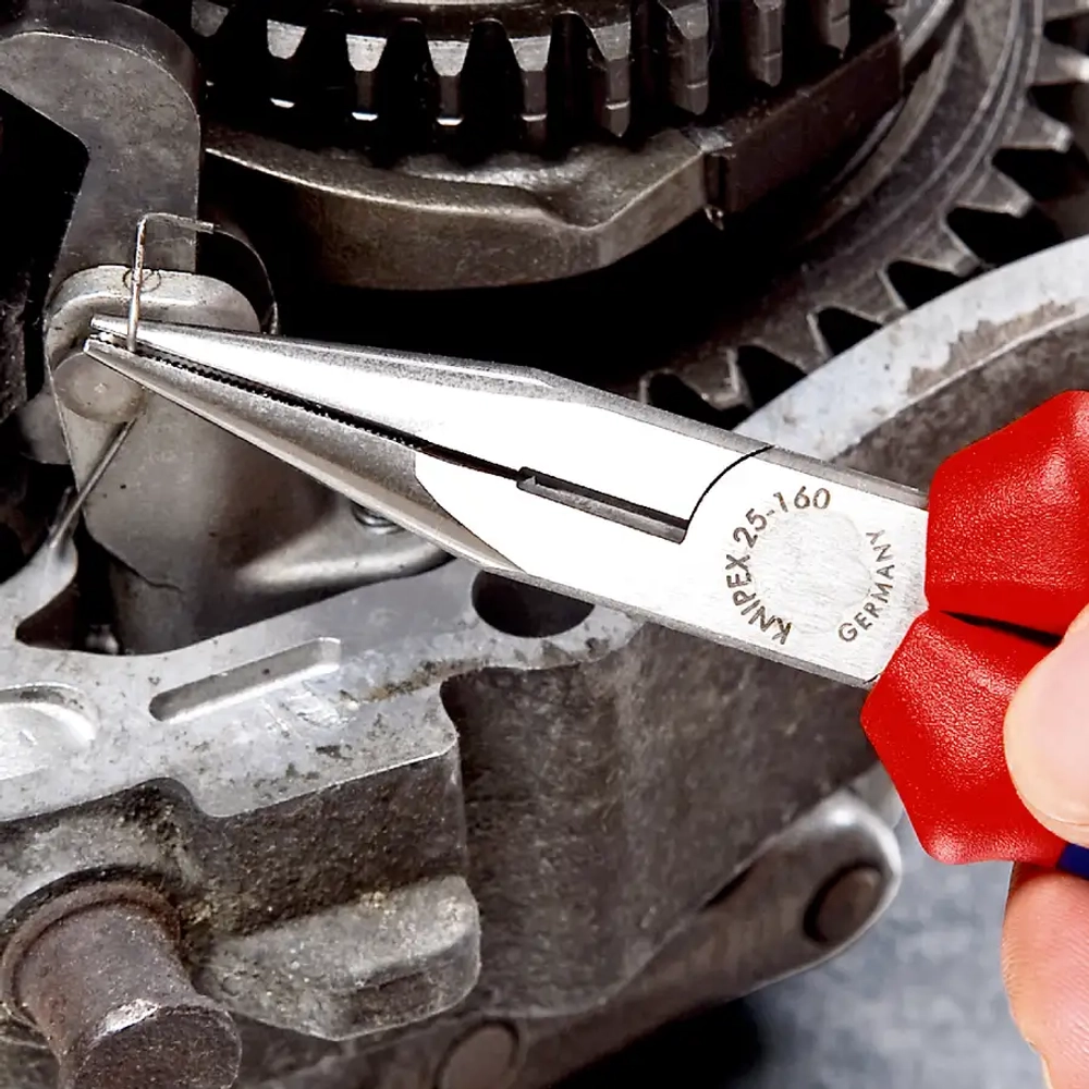 Длинногубцы чернёные 160 мм Knipex 25 02 160