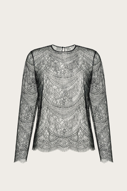 БЛУЗА ИЗ ШЕЛКОВОГО КРУЖЕВА