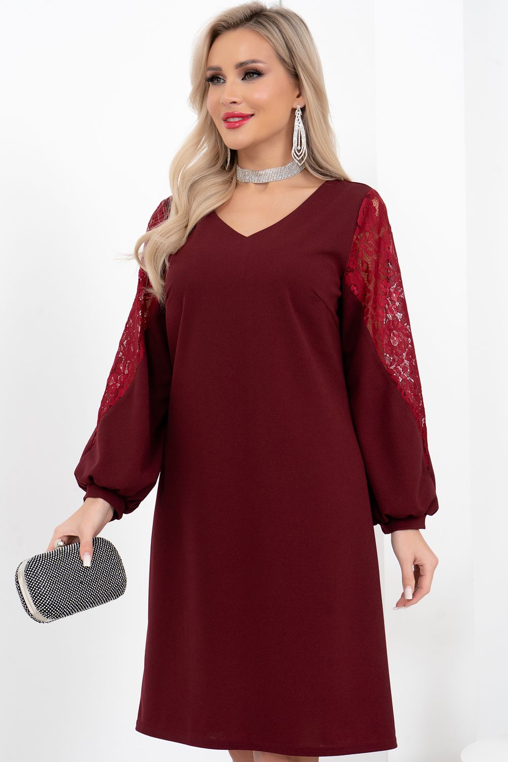 Платье Милана (марсала) Р11-2001/3 Nikol