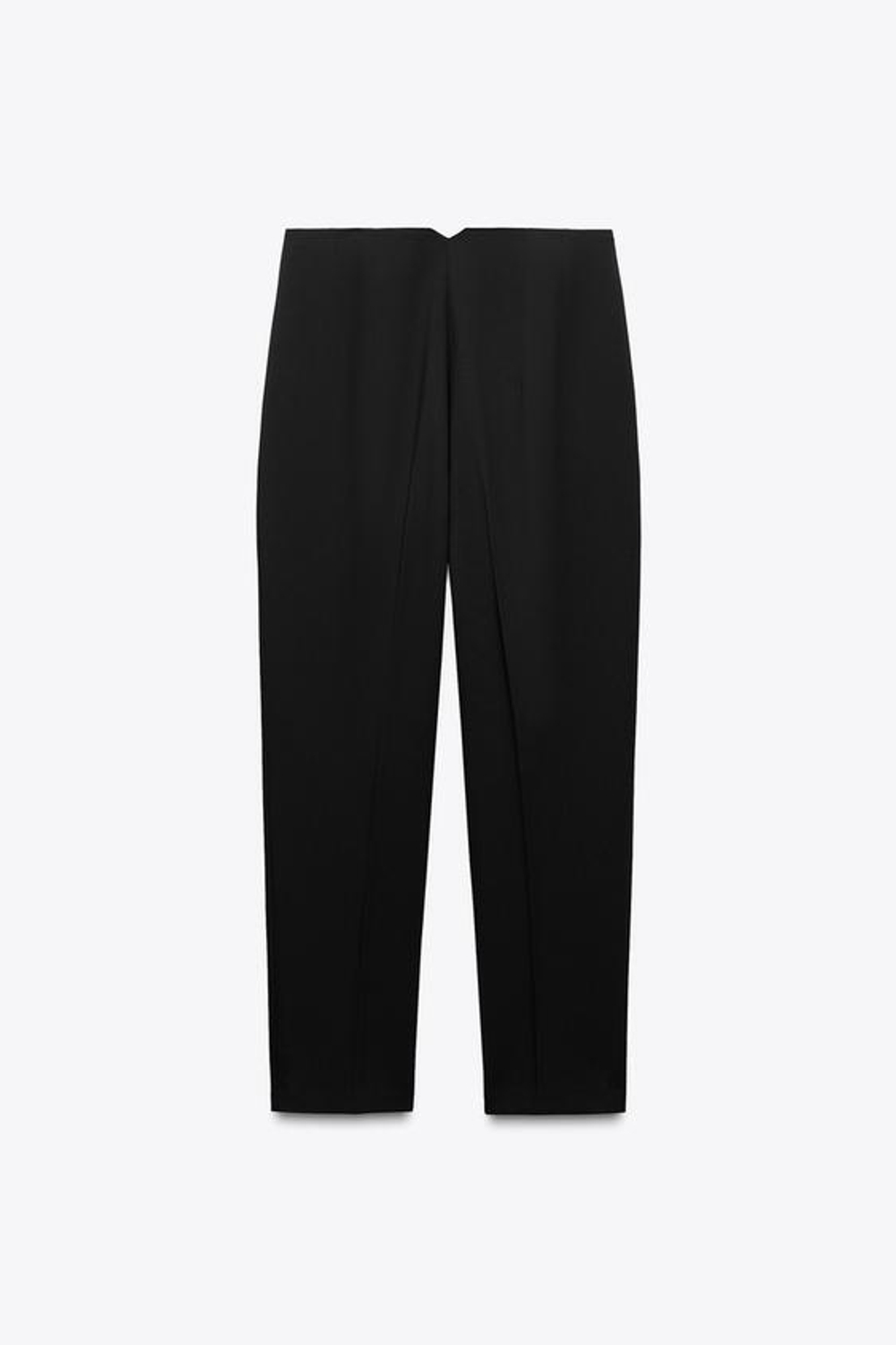 ZARA БРЮКИ С ВЫСОКОЙ ПОСАДКОЙ, ЧЕРНЫЙ