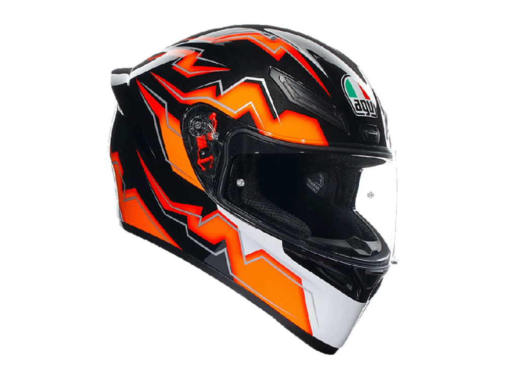 AGV K-1 ECE 2206 KRIPTON BLACK/ORANGE