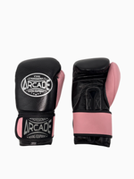 Перчатки боксерские Arcade черно-розовые