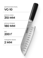 Нож Сантоку KAYDZO TOKIN DAMASCUS
