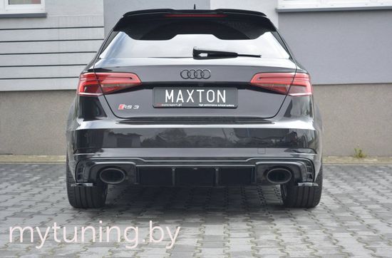 Диффузор бампера заднего для AUDI RS3 8V Sportback (17-...)