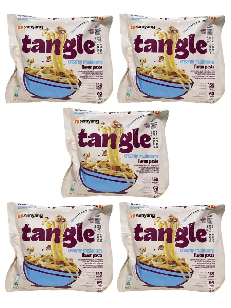 Лапша грибная Samyang Tangle Creamy Mushroom 105 г x 5 шт