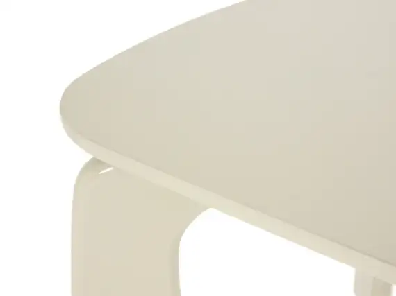 Стол обеденный Teplice, 200х100 см, бежевый глянцевый