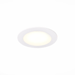 ST209.538.06 Св-к встр. Белый LED 1*6W 3000K 330Lm Ra80 110° IP20 D120xH8 90-265V Встраиваемые светильники