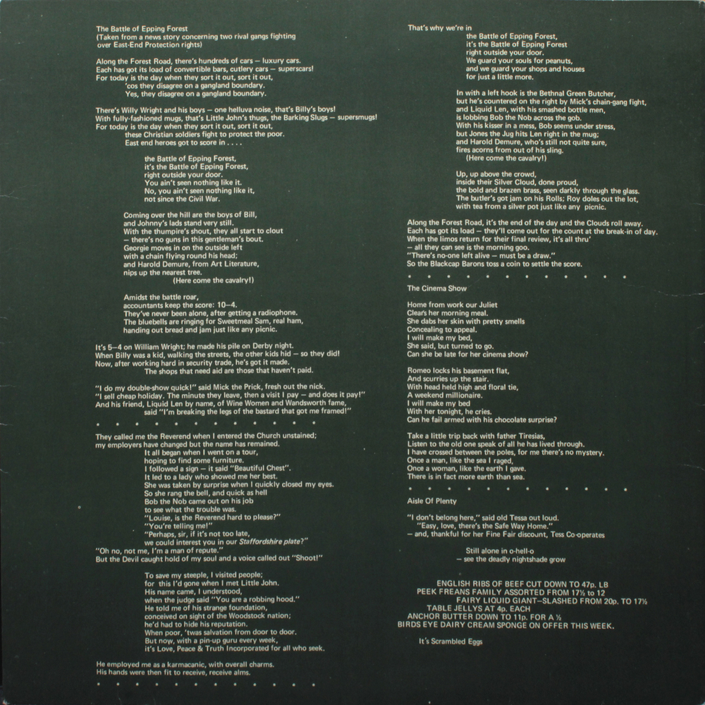 Genesis / Selling England By The Pound (LP)