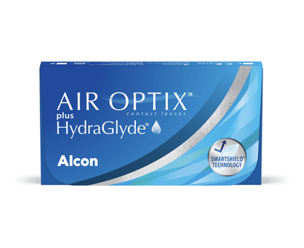 Ежемесячные контактные линзы Air Optix plus HydraGlyde (уп. 3 линзы)