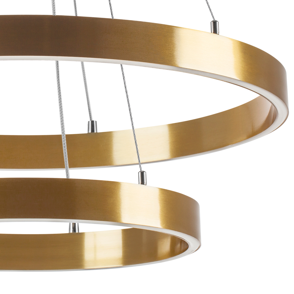 748113 Люстра SATURNO LED 60W 4400LM 70G ЗОЛОТО 3000-6000K