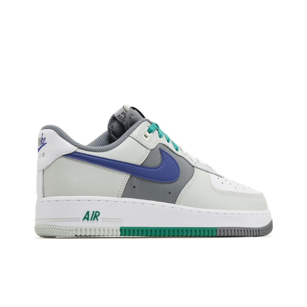 Nike Air Force 1 Low '07 LV8 Split Light Silver Deep Royal Blue