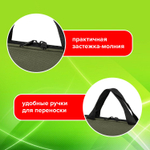 Папка на молнии с ручками STAFF EVERYDAY А4 полиэстер хаки (2 штуки в упаковке)