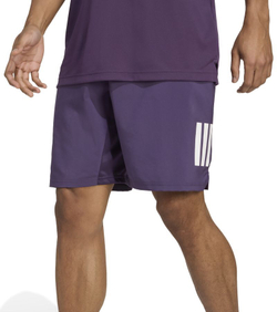 Мужские теннисные шорты Adidas Club Tennis 3-Stripes 7" - темно-сливовый