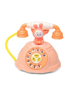Игрушка Телефон Зайка (A422-18Y), цвет розовый