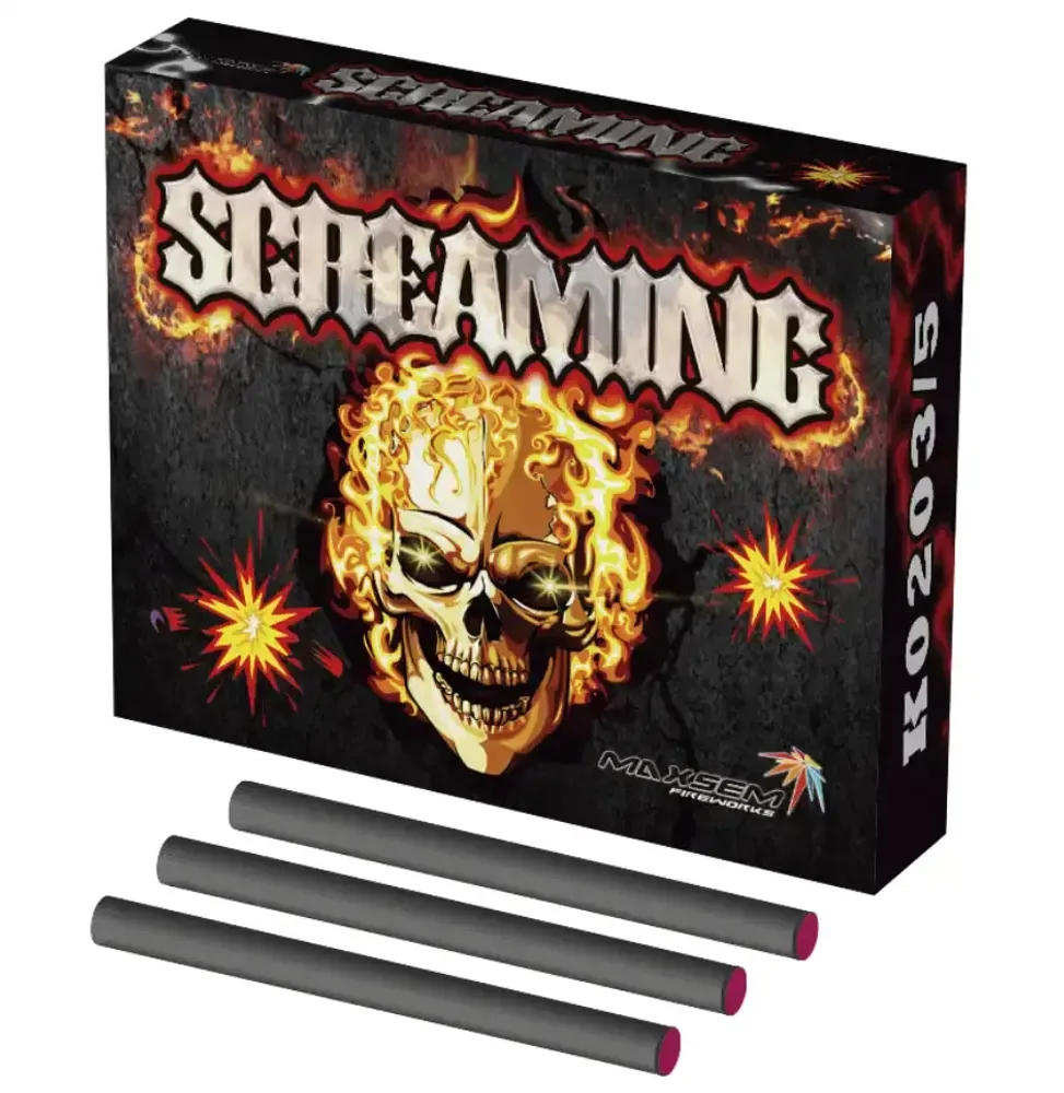 K0203-5 Screaming: Пятивзрывная тёрочная петарда Screaming от Maxsem — эффектный вариант третьего корсара.