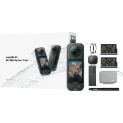 Экшн-камера Insta360 X5 Essentials Bundle, 360° 8К, 72 МП