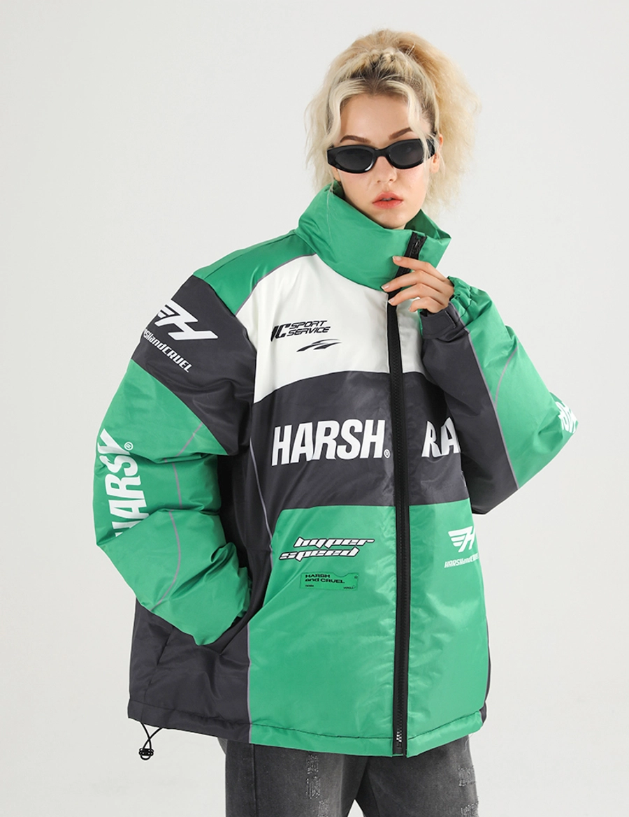 Пуховик HARSHandCRUEL "Racing" Puffer Jacket