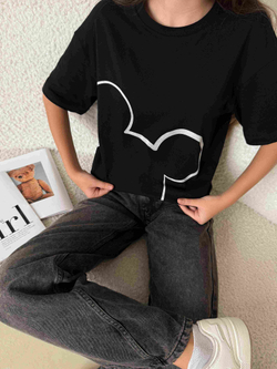 Футболка для девочки маус