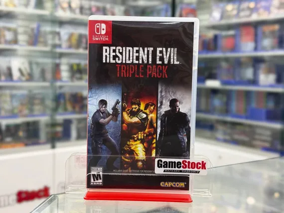 Resident Evil Triple Pack (Nintendo Switch, Английская версия, Б/У)