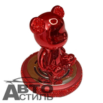 Ароматизатор-игрушка -на торпеду- Мишка - YC-14RED красный