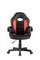 Кресло детское компьютерное CHAIRMAN CH111 экокожа, черно-красный