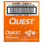 Quest Nutrition, Протеиновые чипсы по типу тортилья, сыр начо, 8 пакетиков по 32 г (1,1 унции)