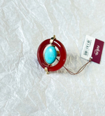 Кольцо Nature Bijoux, Surabaya, разъемное, с агатом и говлитом, NB25.2-19-25861 (коричневый)