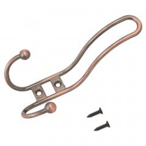 Крючок-вешалка СТАНДАРТ 208 A AC ст.медь (3крючка) большой  Европакет/ 10214