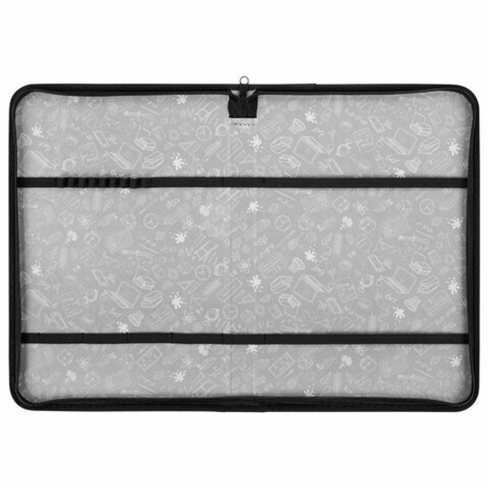 Папка на молнии BRAUBERG А4 с ручкой, с органайзером, 1 отделение, "Score goal", 273385