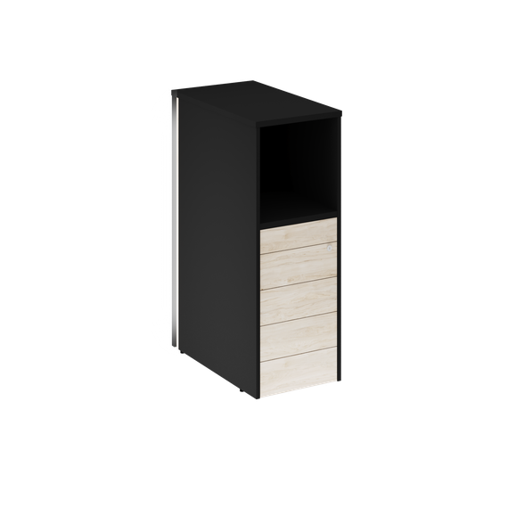 Оникс Тумба с подсветкой 5 ящиков TIP-ON завершающая, правая O.R-TV-5 TIP.S (R)  436*767*118