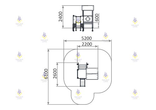 Игровой комплекс «Джунгли мини»
