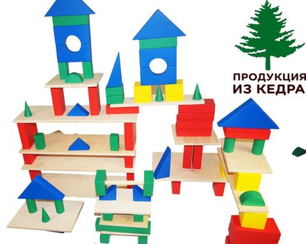 Конструктор Агаповой (по программе Крыловой Н.М. Дом радости) - 95 элементов