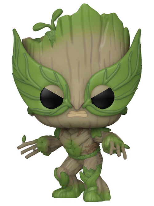 Фигурка Funko POP! Bobble Marvel We Are Groot Groot as Wolverine (1396) 79519
