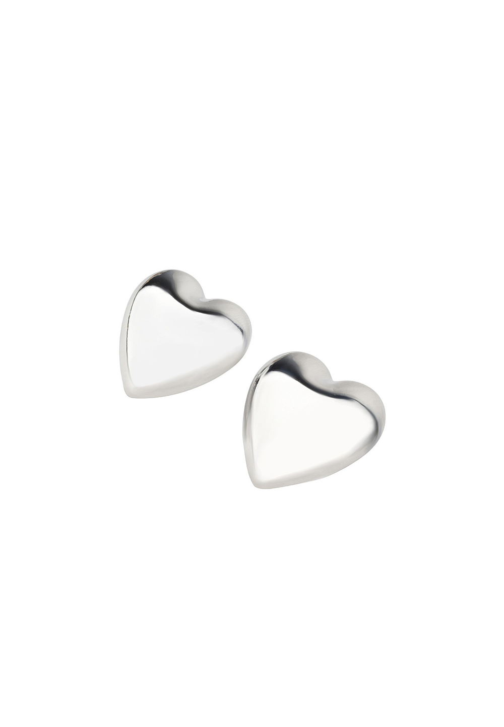 Серьги "Сердце" цвет - серебро