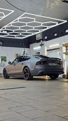 Audi A7 оклейка в цветной полиуретан Carbins PPF Deep Grey MF-01D смена цвета и антигравийная защита кузова 👌🙌