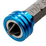 Бита PH2 x 25 мм с ограничителем и магнитом, для ГКЛ, S2 Gross, 11455