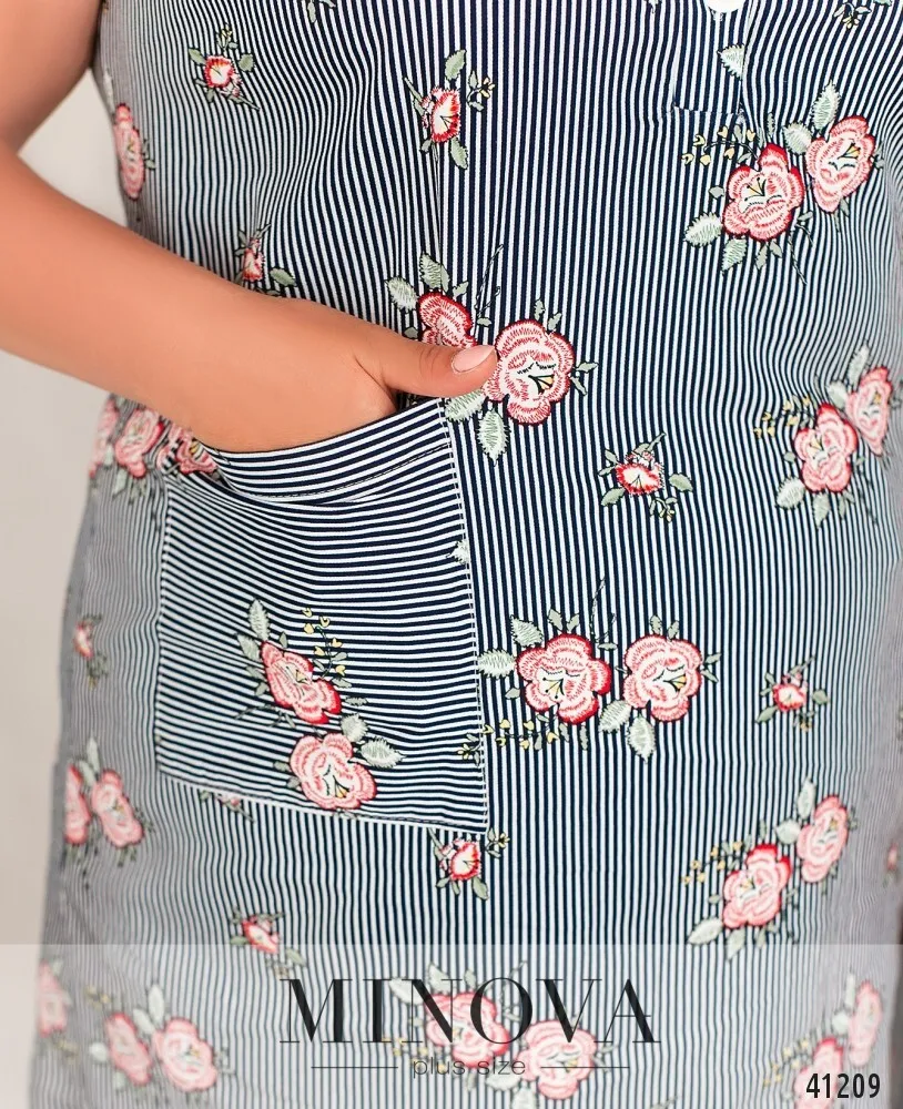 Платье 450Б-синий Minova