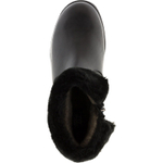 574401 Полусапожки женские черные кожа