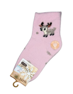 Детские носки "пушистые" из шерсти - набор 30 пар