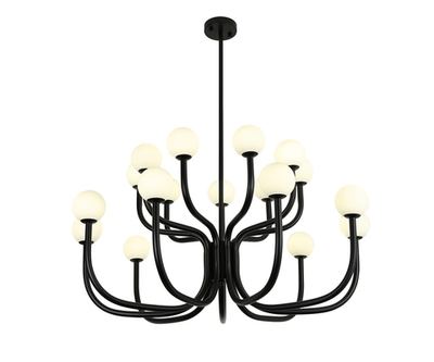 07723-18,19 Люстра Кадо черный d100