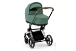 Коляска 2 в 1 Cybex Priam IV Leaf Green, шасси Chrome Brown